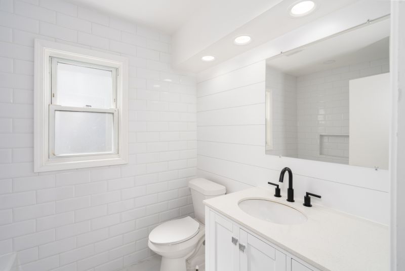 Bathroom featuring smart lighting